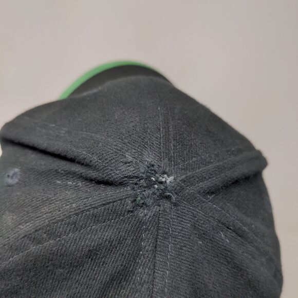 Onan the Quiet One Men's Strapback Hat Black Green Embroidered Logo - Picture 6 of 8